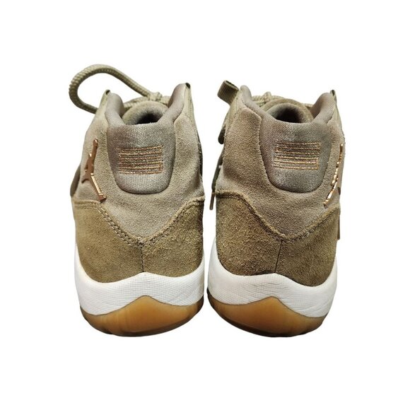 NIKE AIR JORDAN 11 RETRO NEUTRAL OLIVE-STOUT 2018 AR0715-200 WMNS SZ 8.5 - Picture 8 of 16